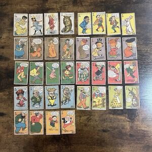 Hee Haw And Her Name Was Maud Complete Set Of 36 Comic Cards From Early 1900s